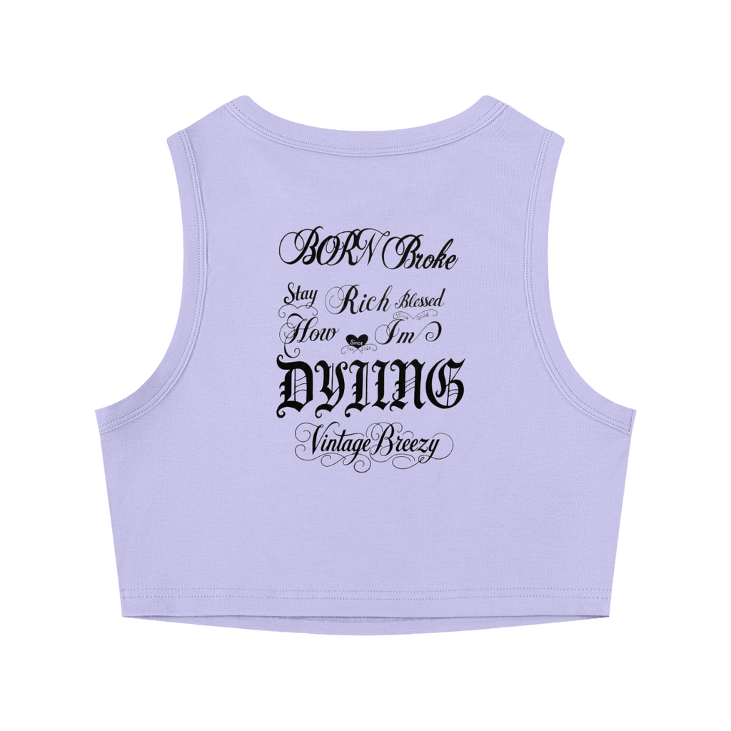 Women's Tight Crewneck Crop Tank Top