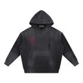 Vintage breezy Frayed Fleece Hoodie