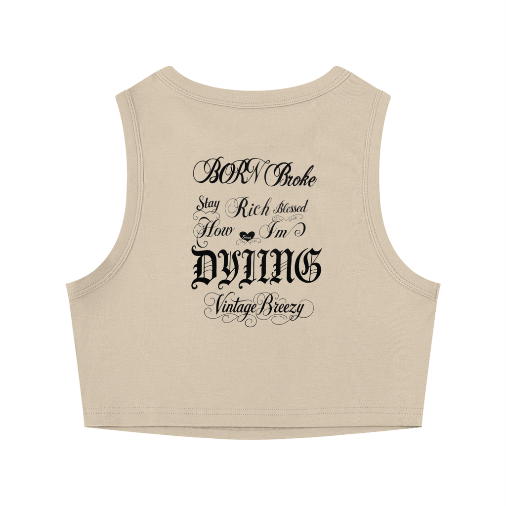 Women's Tight Crewneck Crop Tank Top