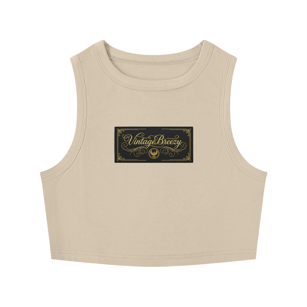 Women's Tight Crewneck Crop Tank Top