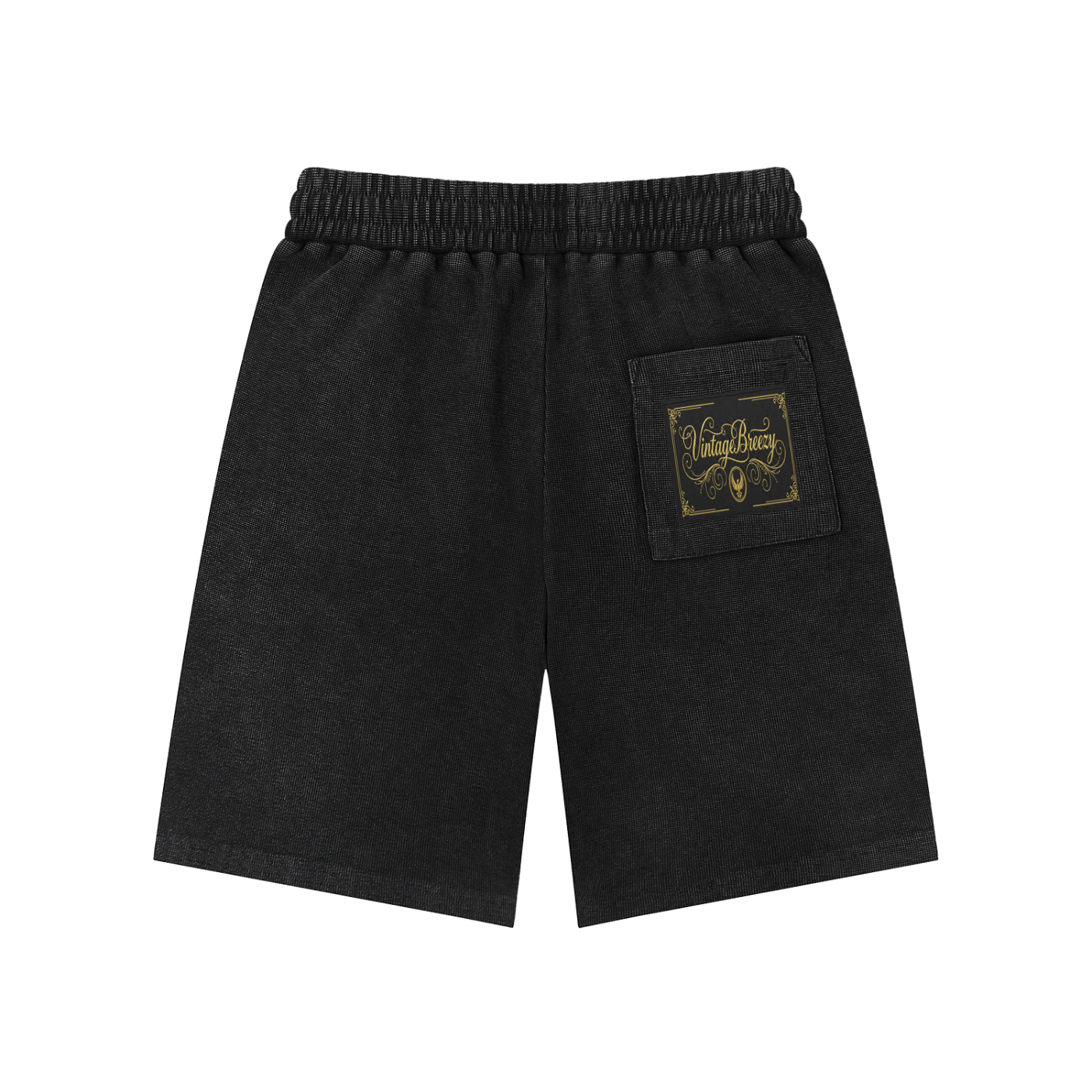 Mineral Wash Waffle Knit Shorts