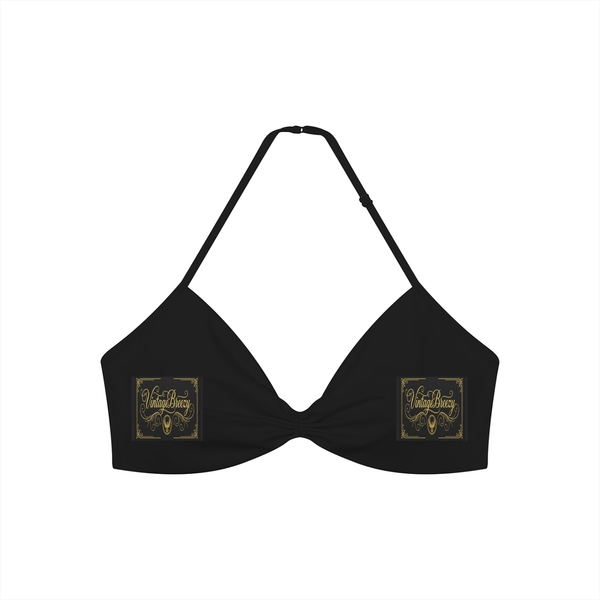 Women’s Ruched Halter-Neck Sports Bra